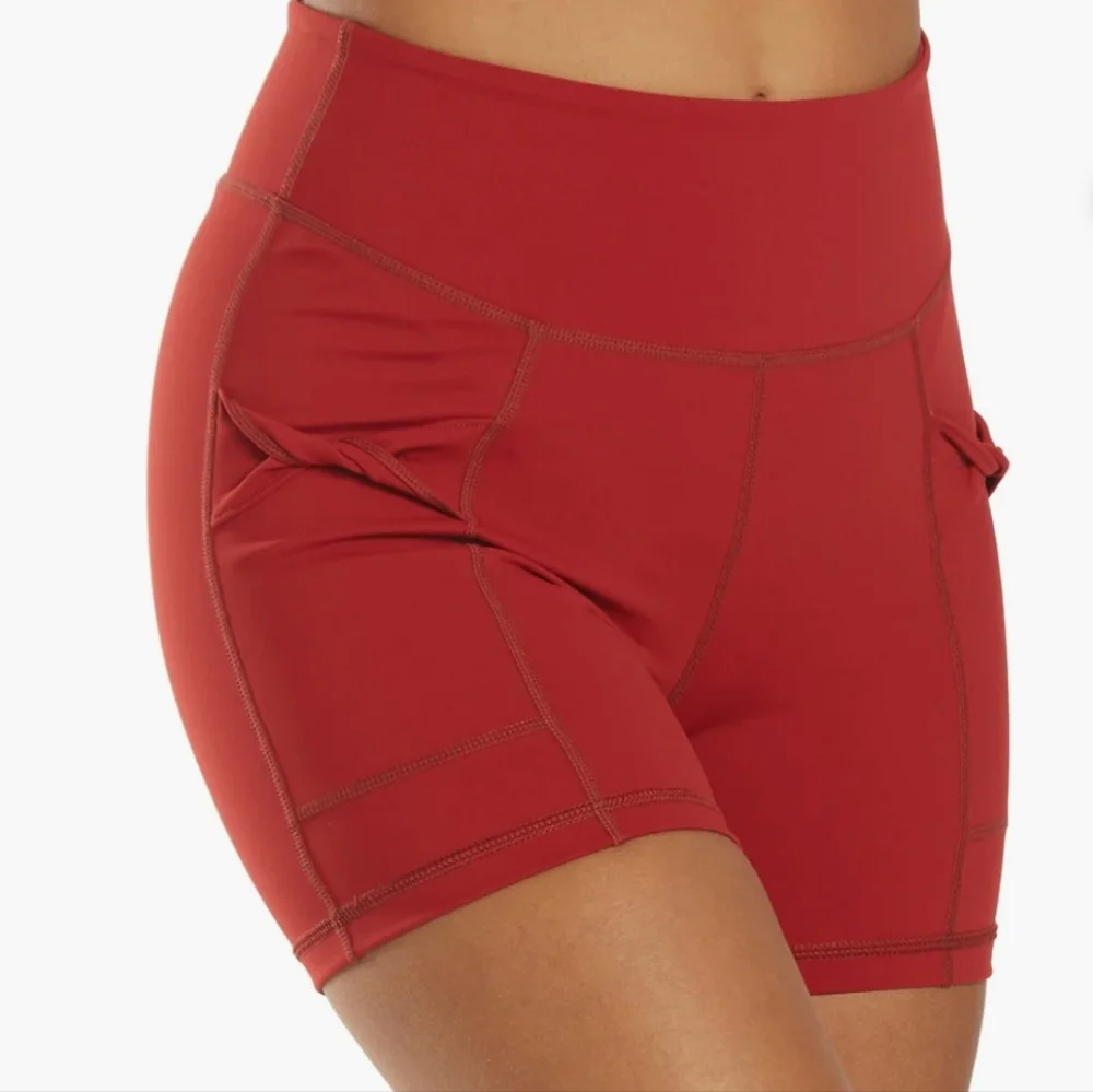 Free People Movement Wave Rider Twist Tie Front High Rise Bike Short - Picture 4 of 7